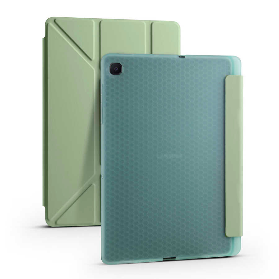 Cepax Foldable Galaxy Tab A7 10.4 T500 2020 Kalem Bölmeli Standlı Tablet Kılıfı - 1 Cepax Foldable Galaxy Tab A7 10.4 T500 2020 Kalem Bölmeli Standlı Tablet Kılıfı - 1